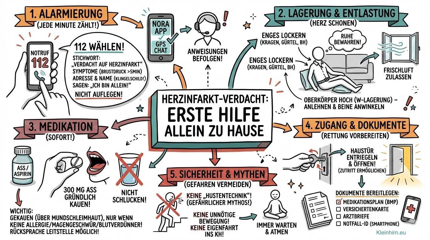 Herzinfakt Sketchnotes